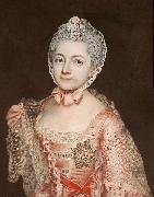 unknow artist Portrat der Agnes von Anhalt-Dessau (1744-799), Freifrau von Loen oil painting reproduction